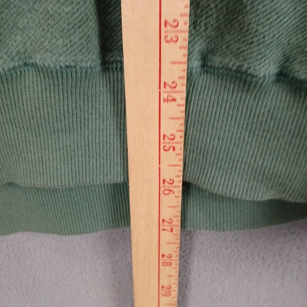 Reebok Golf‎ Tank Sweater Mens Large Green Cotton Tight Knit V Neck Performance